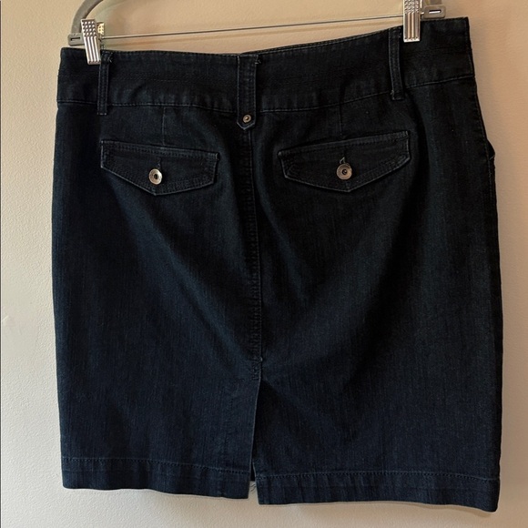 Worthington Dark Blue Pencil Skirt Size 16 - Picture 4 of 7
